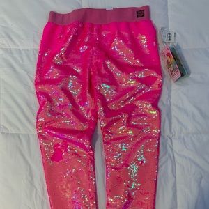 Sparkling Sequence Sweat Pants